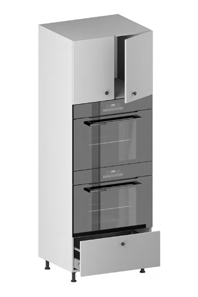 Tall Double Oven Housing Cabinet (2 Doors, 1 Opening, 1 Drawer) (ITA) for kitchen